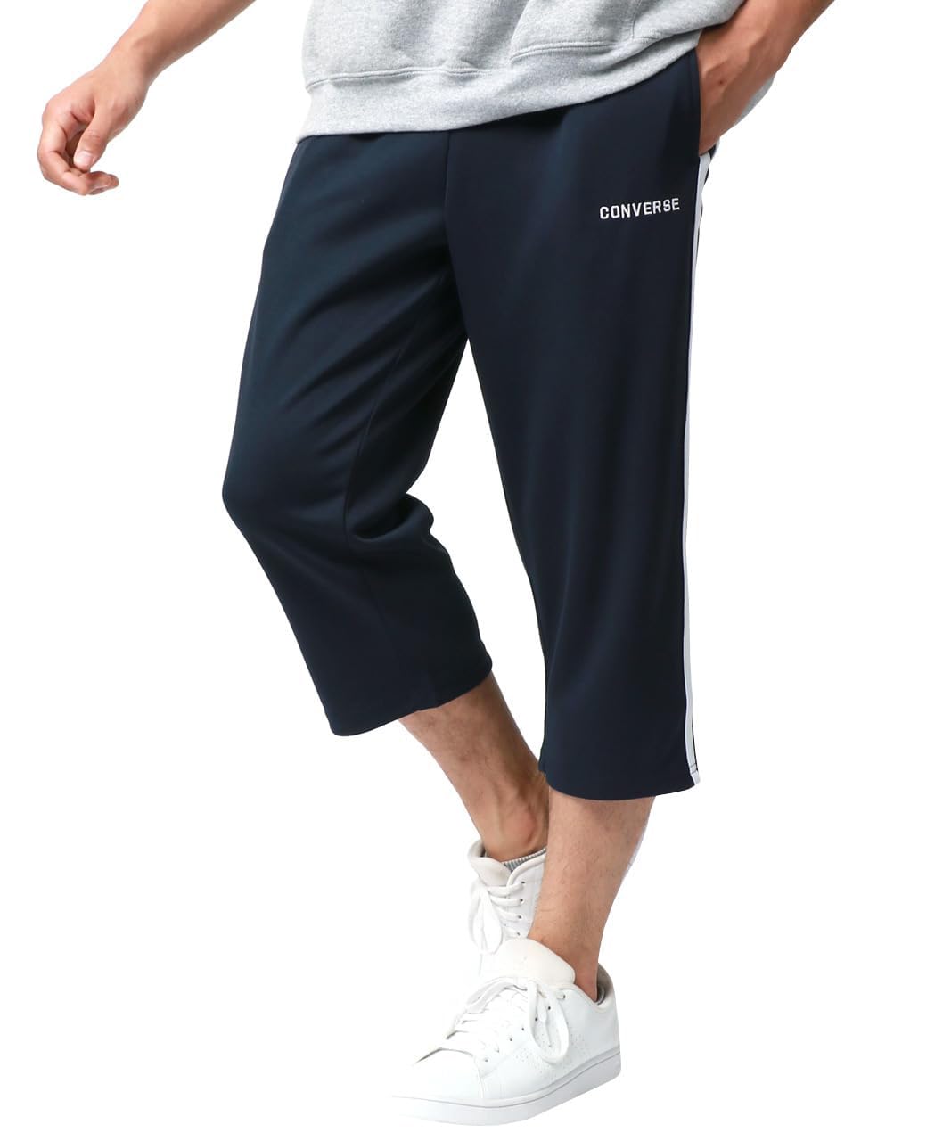 Amazon | CONVERSE(コンバース)ジャージメンズ下7分丈ショート